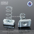 High quality stainless steel spring nut channel nut